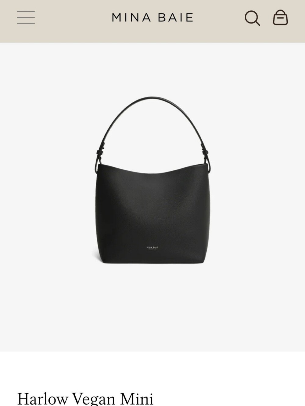 Mina Baie Harlow Mini Tote/Diaper Bag